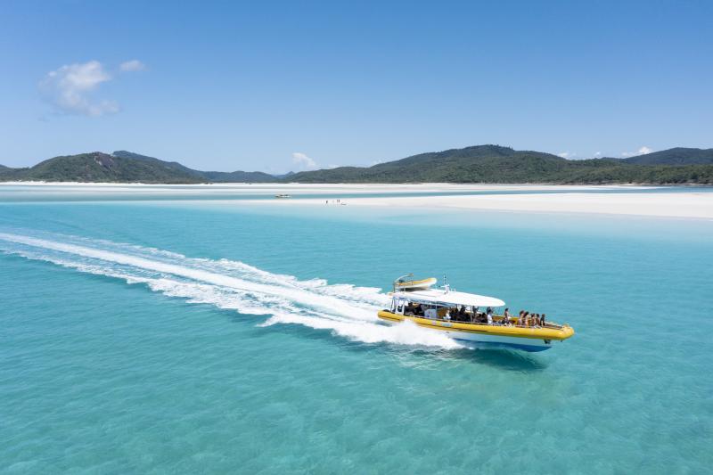 BIG FURY Whitsundays: Full Day Whitehaven Beach, Hill Inlet Lookout & Coral Reef Snorkel